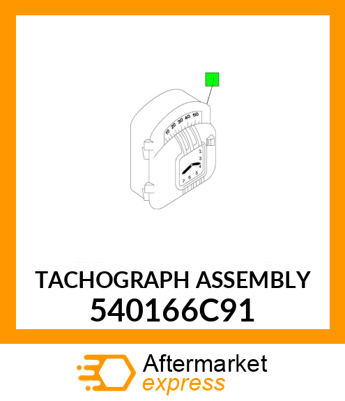 TACHOGRAPH ASSEMBLY 540166C91