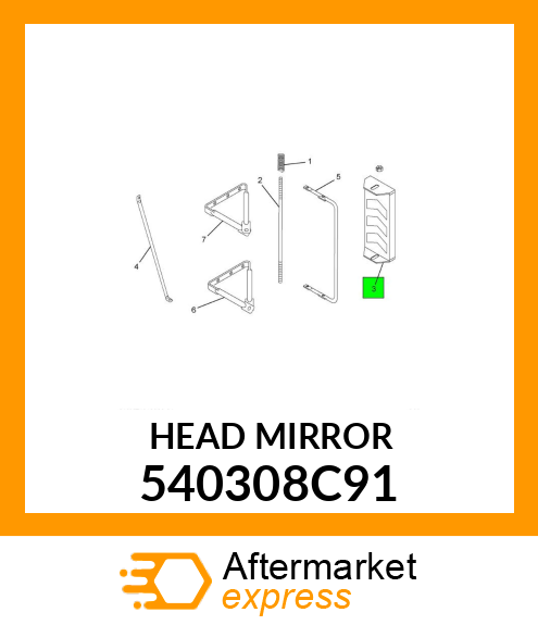 HEAD MIRROR 540308C91