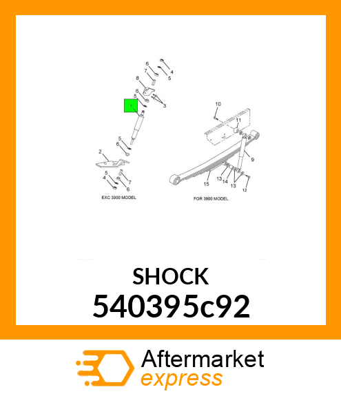 SHOCK ABSORBER 1 3/8" BORE 540395c92