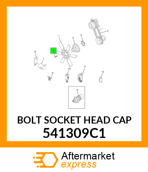 BOLT SOCKET HEAD CAP 541309C1