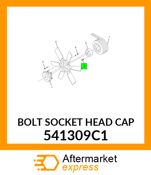 BOLT SOCKET HEAD CAP 541309C1