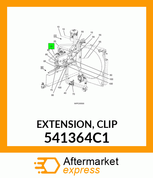 EXTENSION, CLIP 541364C1