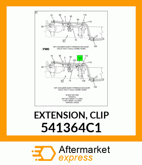 EXTENSION, CLIP 541364C1