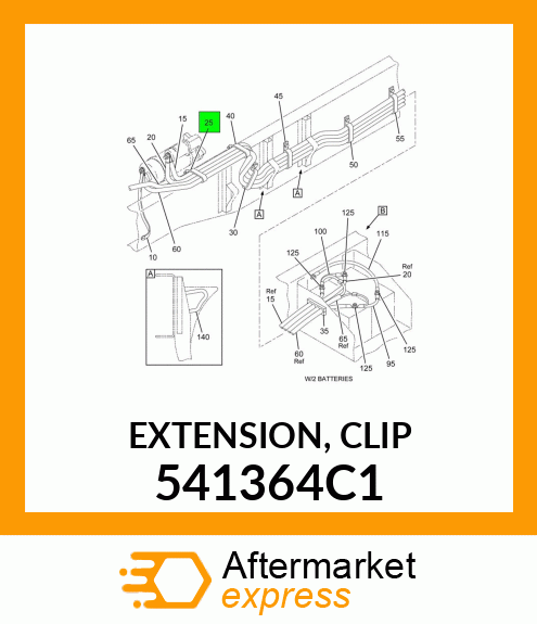 EXTENSION, CLIP 541364C1