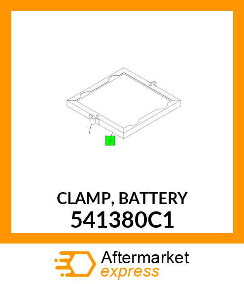 CLAMP, BATTERY 541380C1