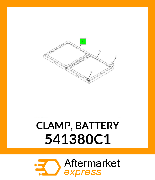 CLAMP, BATTERY 541380C1