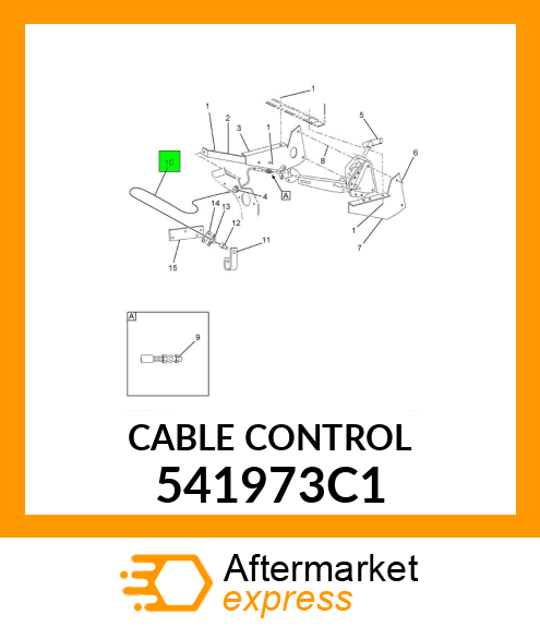 CABLE CONTROL 541973C1