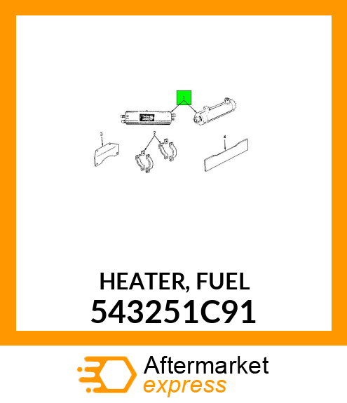 HEATER, FUEL 543251C91