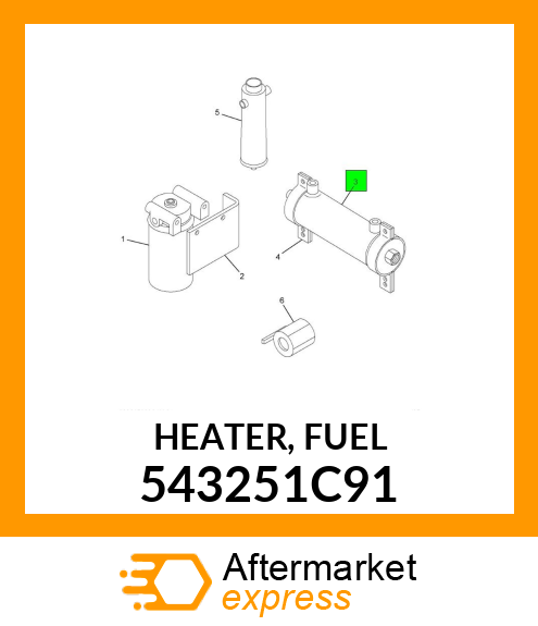 HEATER, FUEL 543251C91