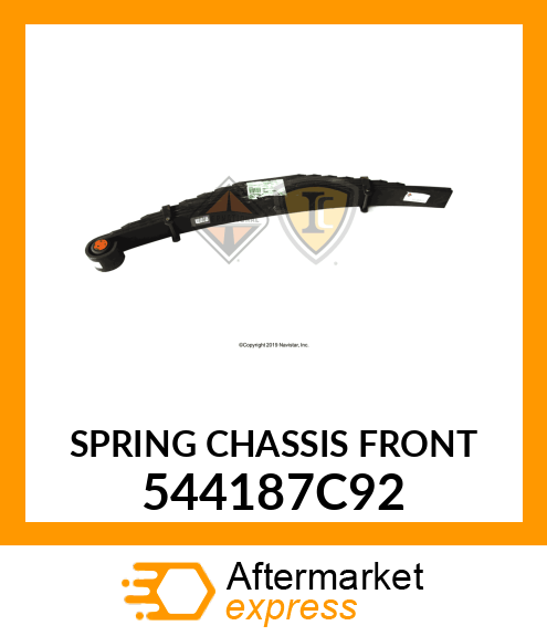 SPRING CHASSIS FRONT 544187C92