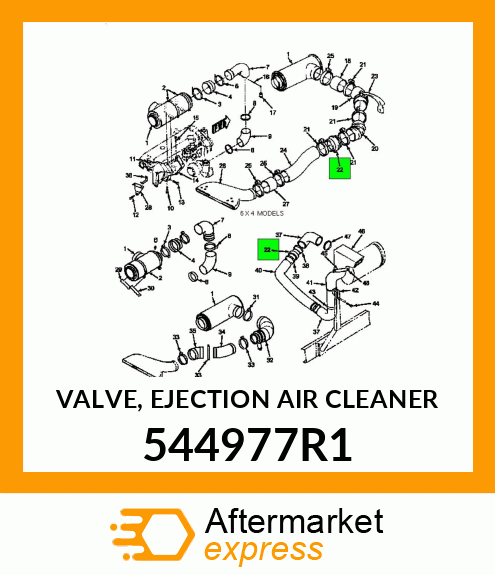 VALVE, EJECTION AIR CLEANER 544977R1