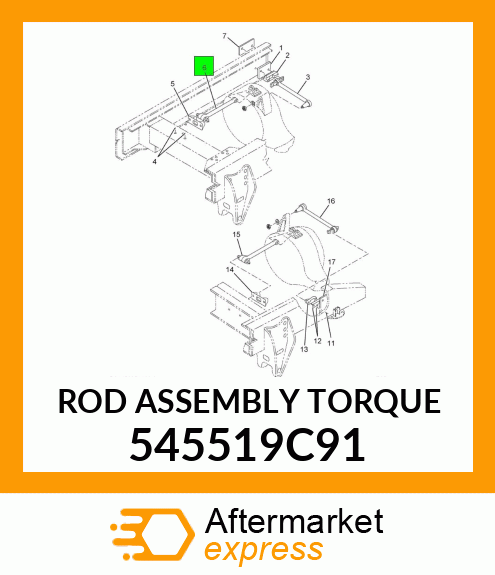 ROD ASSEMBLY TORQUE 545519C91