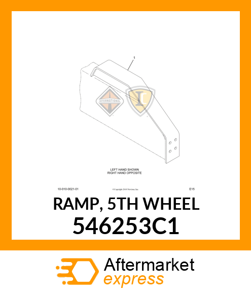 RAMP, 5TH WHEEL 546253C1