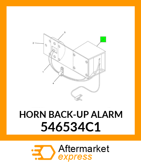 HORN BACK-UP ALARM 546534C1