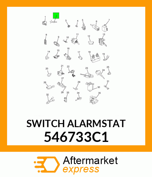 SWITCH ALARMSTAT 546733C1