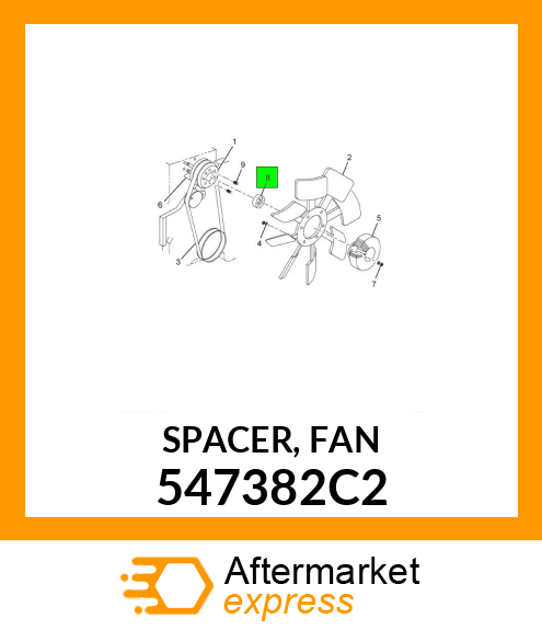 SPACER, FAN 547382C2