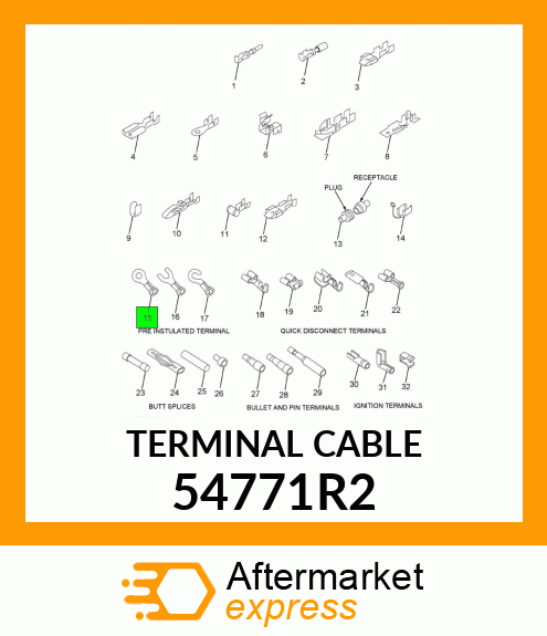 TERMINAL CABLE 54771R2