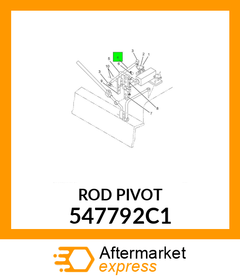 ROD PIVOT 547792C1