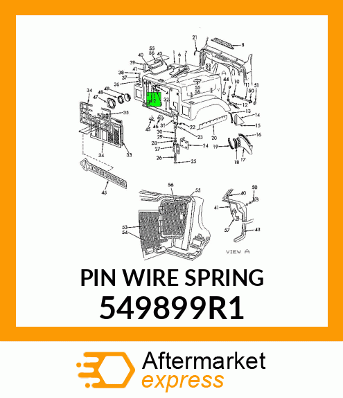 PIN WIRE SPRING 549899R1