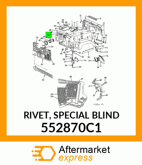 RIVET, SPECIAL BLIND 552870C1