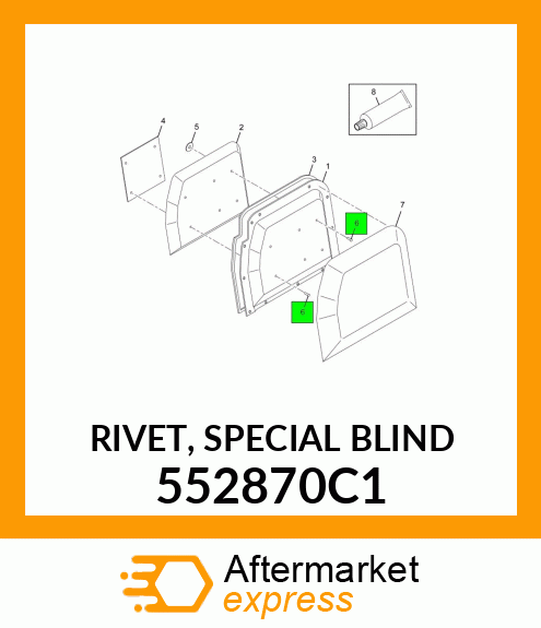 RIVET, SPECIAL BLIND 552870C1