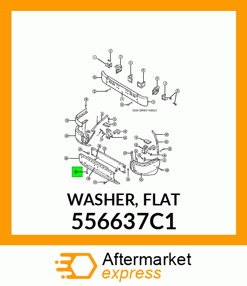 WASHER, FLAT 556637C1