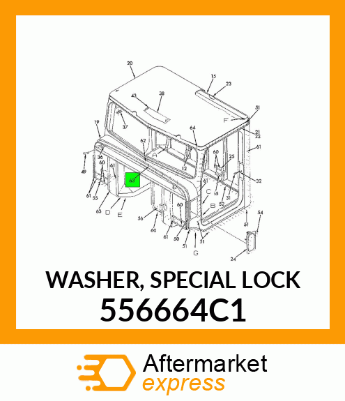 WASHER, SPECIAL LOCK 556664C1