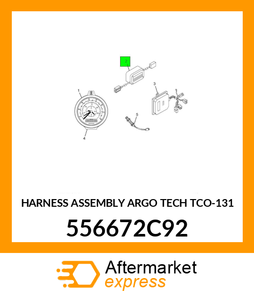 HARNESS ASSEMBLY ARGO TECH TCO-131 556672C92