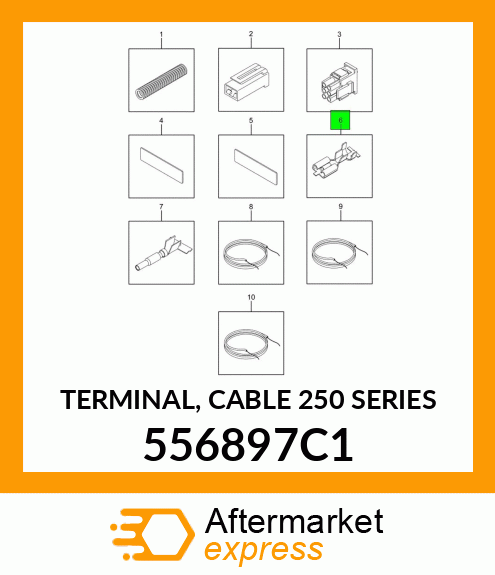 TERMINAL, CABLE 250 SERIES 556897C1