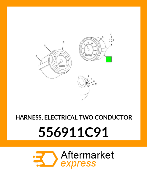 HARNESS, ELECTRICAL TWO CONDUCTOR 556911C91