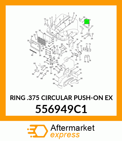 RING .375 CIRCULAR PUSH-ON EX 556949C1