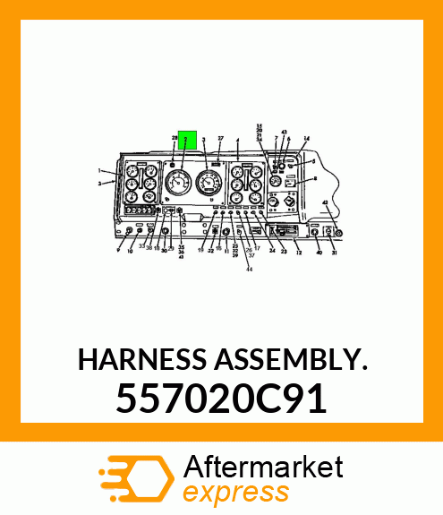 HARNESS ASSEMBLY. 557020C91