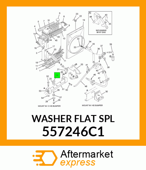 WASHER FLAT SPL 557246C1