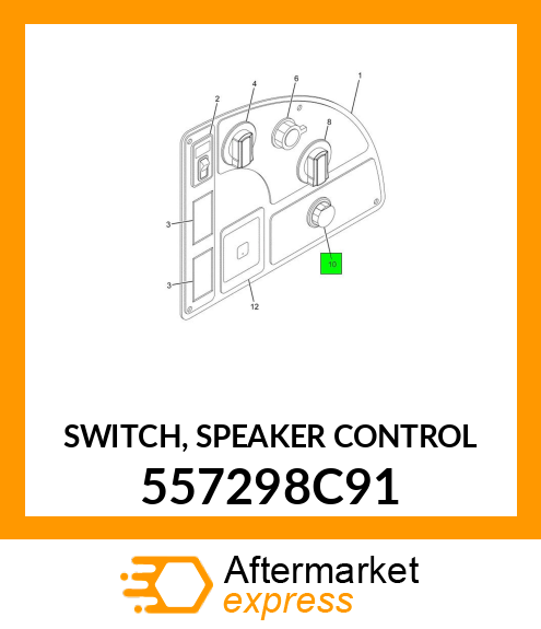 SWITCH, SPEAKER CONTROL 557298C91