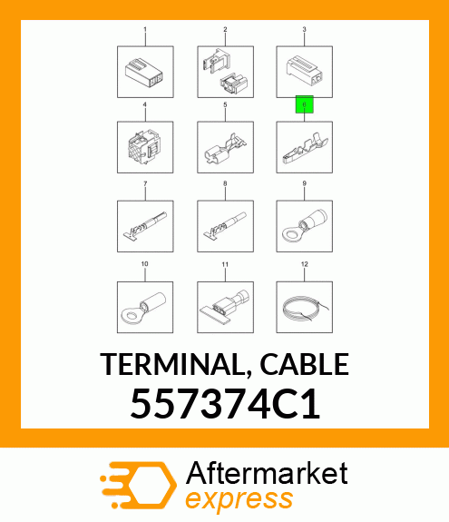 TERMINAL, CABLE 557374C1