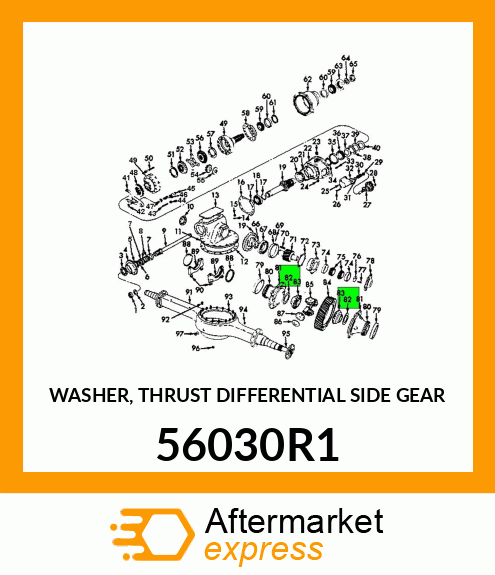 WASHER, THRUST DIFFERENTIAL SIDE GEAR 56030R1