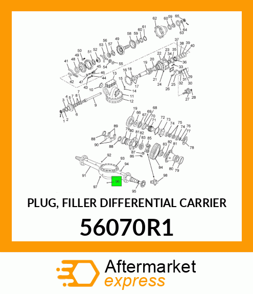 PLUG, FILLER DIFFERENTIAL CARRIER 56070R1