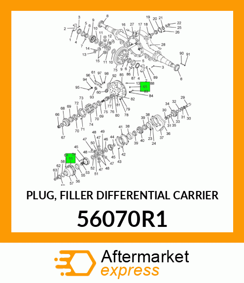 PLUG, FILLER DIFFERENTIAL CARRIER 56070R1