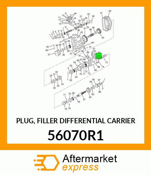 PLUG, FILLER DIFFERENTIAL CARRIER 56070R1