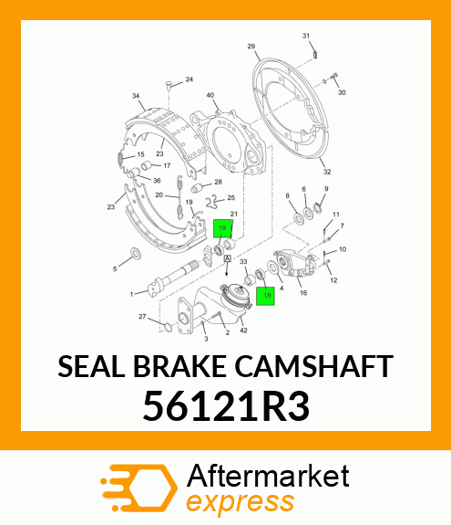 SEAL BRAKE CAMSHAFT 56121R3