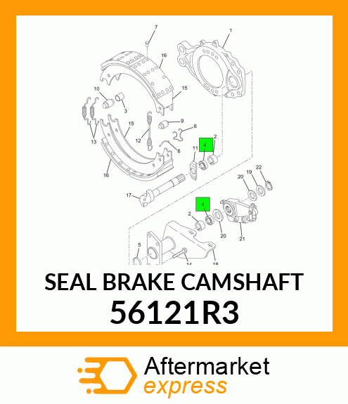 SEAL BRAKE CAMSHAFT 56121R3