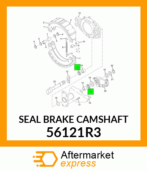 SEAL BRAKE CAMSHAFT 56121R3