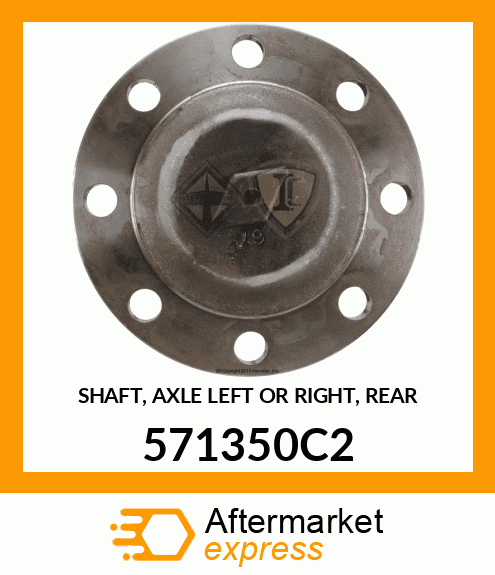 SHAFT, AXLE LEFT OR RIGHT, REAR 571350C2