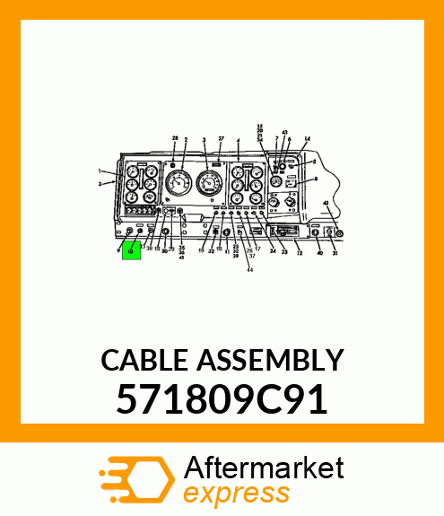 CABLE ASSEMBLY 571809C91