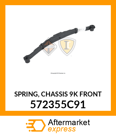 SPRING, CHASSIS 9K FRONT 572355C91