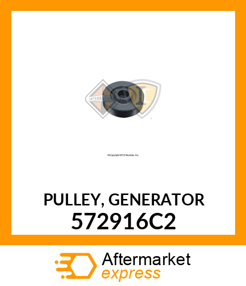 PULLEY, GENERATOR 572916C2