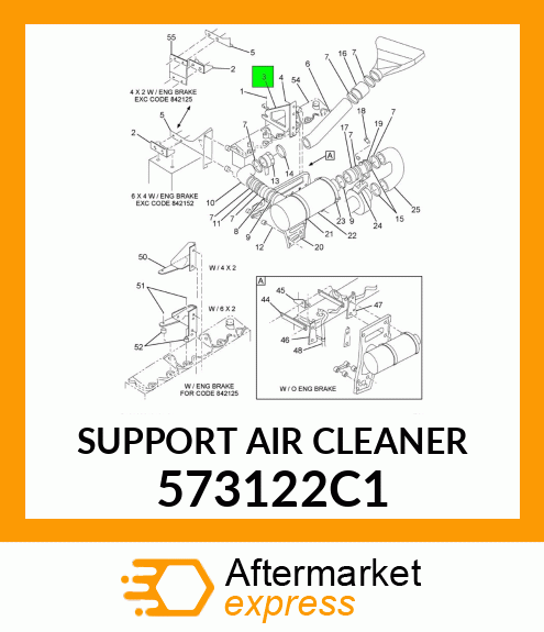 SUPPORT AIR CLEANER 573122C1