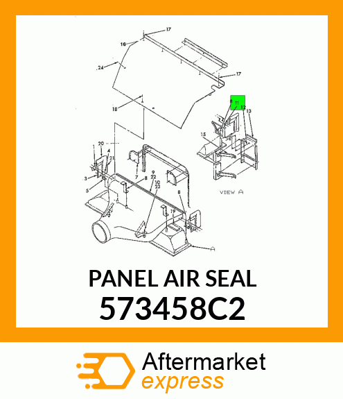 PANEL AIR SEAL 573458C2