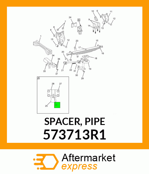 SPACER, PIPE 573713R1