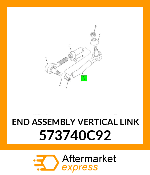 END ASSEMBLY VERTICAL LINK 573740C92